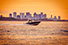 Speedboat near Seascape at Weymouth on the South Shore