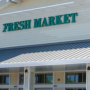 Fresh Market near Seascape at Weymouth