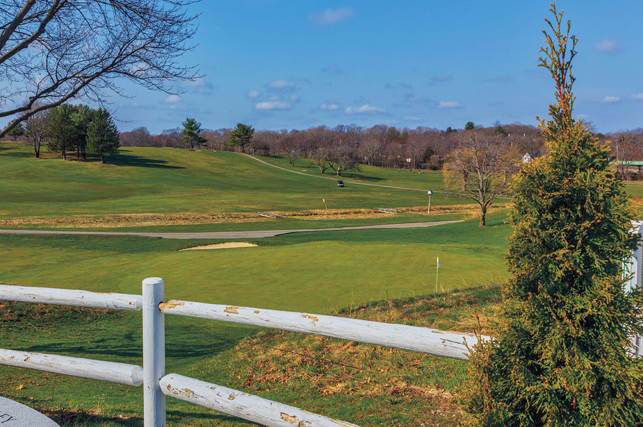 Golf course at the South Shore Country Club