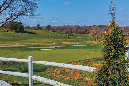 Golf course at the South Shore Country Club