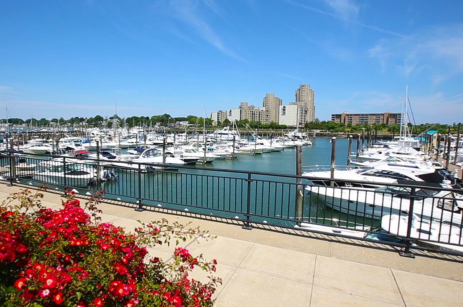 Hingham Shipyard Marina on the South Shore