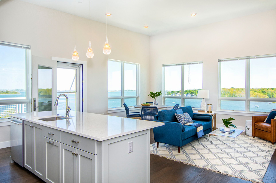 Sunsetting at Hingham Harbor near Seascape at Weymouth on the South Shore